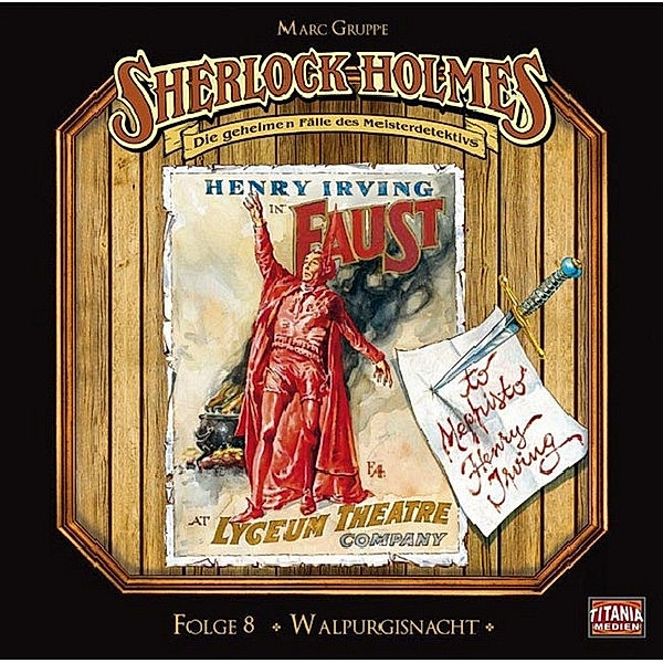 Sherlock Holmes - Walpurgisnacht,1 Audio-CD, Arthur Conan Doyle, Marc Grupe