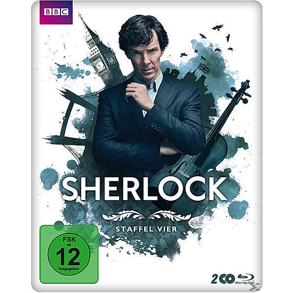 Sherlock - Staffel 4 Limited Steelbook, Benedict Cumberbatch, Martin Freeman