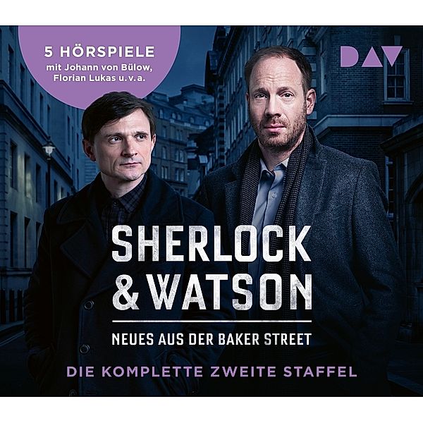 Sherlock & Watson - Neues aus der Baker Street. Die komplette zweite Staffel,10 Audio-CD, Viviane Koppelmann