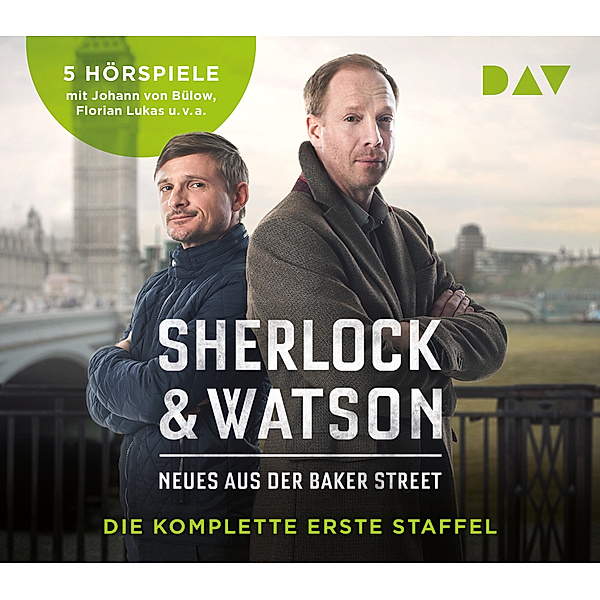 Sherlock & Watson - Neues aus der Baker Street. Die komplette erste Staffel,5 Audio-CDs, Viviane Koppelmann, Nadine Schmid, Felix Partenzi
