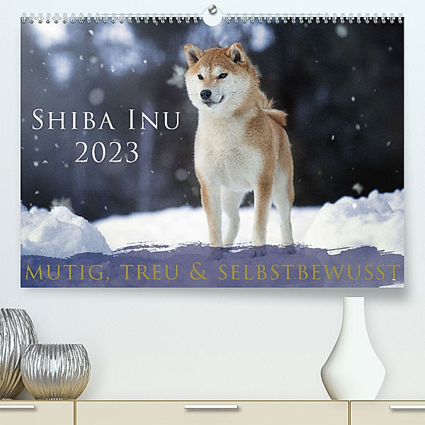 Shiba Inu - mutig, treu, selbstbewusst (Premium, hochwertiger DIN A2 Wandkalender 2023, Kunstdruck in Hochglanz), Tamashinu Photography