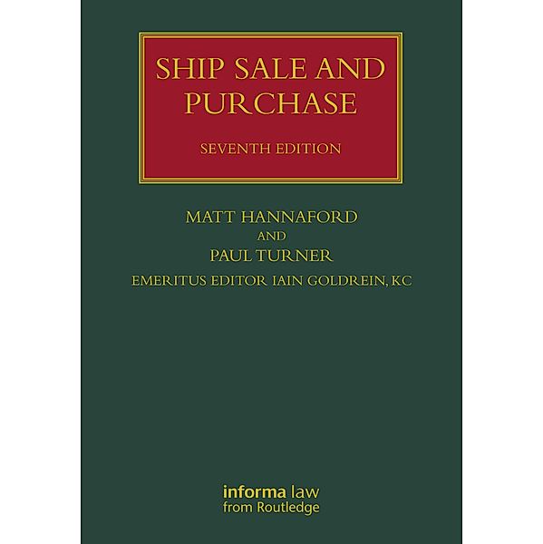 Ship Sale and Purchase, Matt Hannaford, Paul Turner, Iain Goldrein