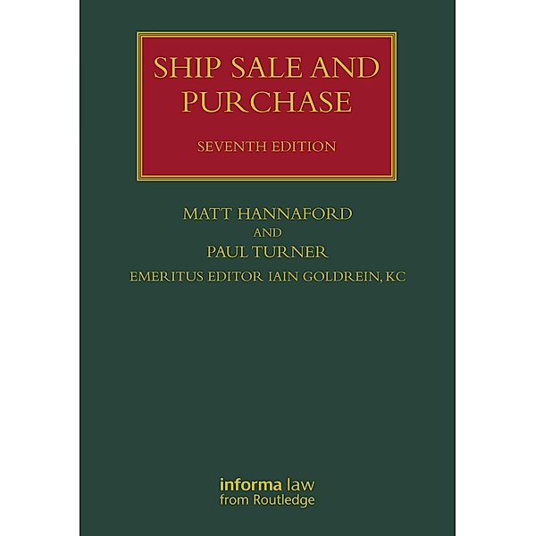 Ship Sale and Purchase, Matt Hannaford, Paul Turner, Iain Goldrein