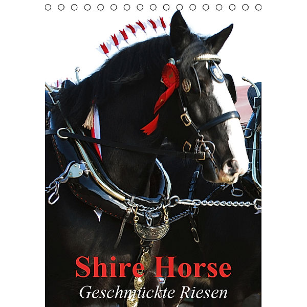 Shire Horse - Geschmückte Riesen (Tischkalender 2019 DIN A5 hoch), Elisabeth Stanzer