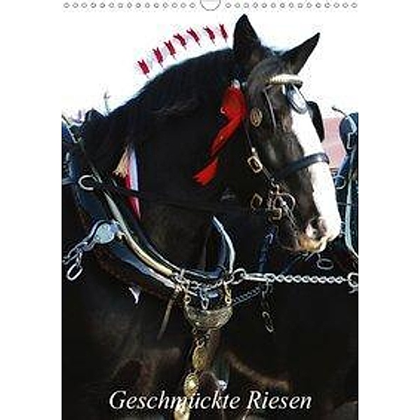 Shire Horse - Geschmückte Riesen (Wandkalender 2020 DIN A3 hoch), Elisabeth Stanzer