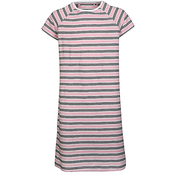 name it Shirt-Kleid NKFVAMAJA gestreift in pink/weiß