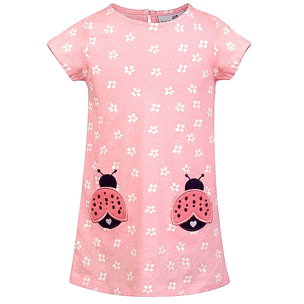 happy girls Shirtkleid LADYBIRDS in candy pink