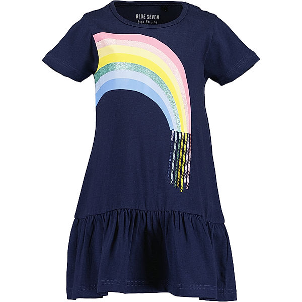 BLUE SEVEN Shirtkleid RAINBOW in blau