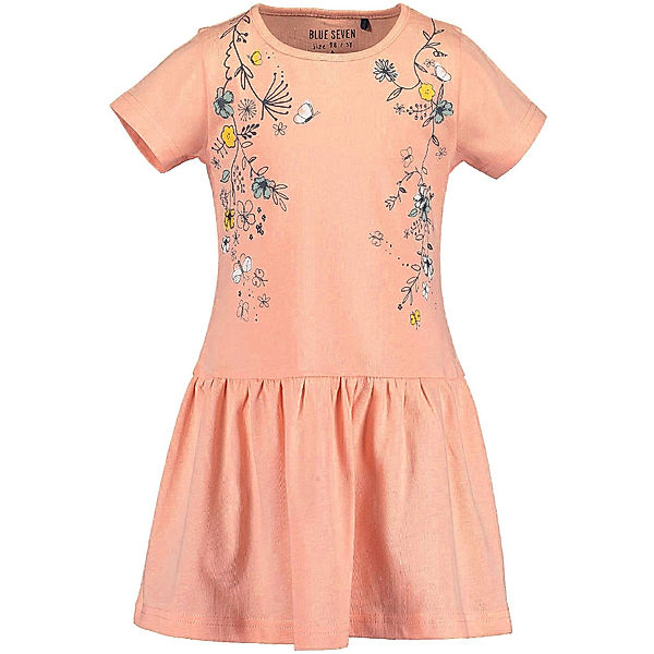 BLUE SEVEN Shirtkleid SECRET GARDEN in apricot