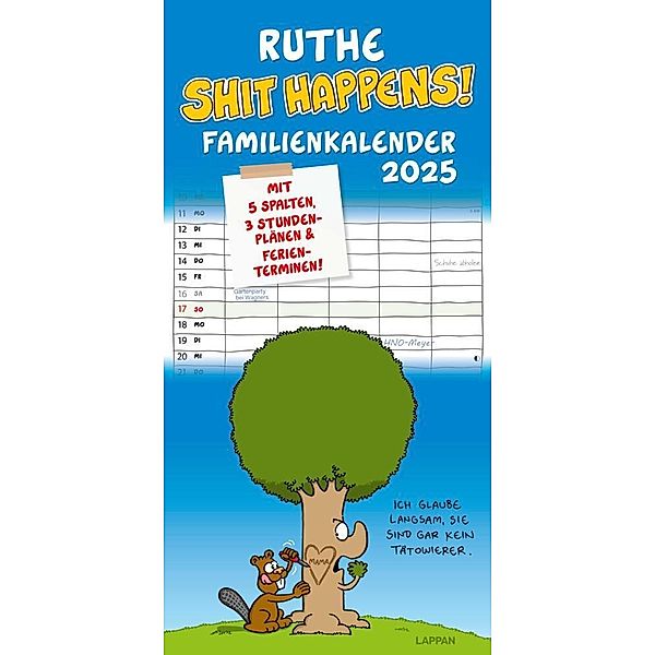 Shit happens! Familienkalender 2025, Ralph Ruthe