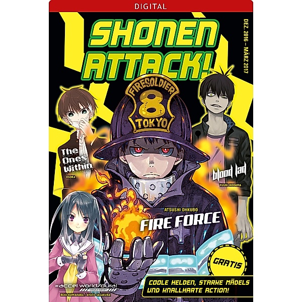Shonen Attack Magazin #1 / Shonen Attack Magazin Bd.1, Atsushi Ohkubo, Yuuki Kodama, Reki Kawahara, Ayato Sasakura, Osora