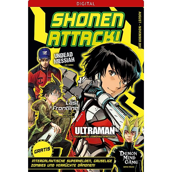 Shonen Attack Magazin #3 / Shonen Attack Magazin Bd.2, Tomohiro Shimoguchi, Eiichi Shimizu, Gin Zarbo, David Füleki, Mita Sato, Suzu Suzuki