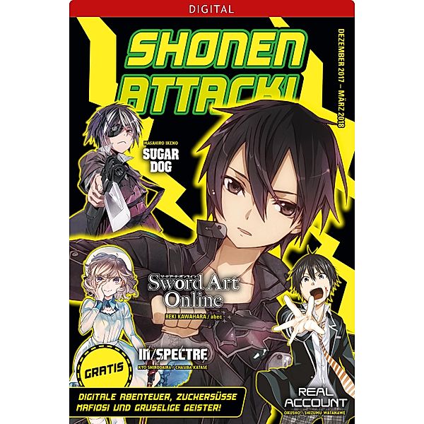 Shonen Attack Magazin #4 / Shonen Attack Magazin Bd.4, Reki Kawahara, Shizumu Watanabe, Kyo Shirodaira, Chashiba Katase, Rin Murakami, Misaki Mori