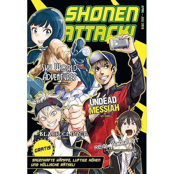Shonen Attack Magazin #5 / Shonen Attack Magazin Bd.5, Taisuke Umeki, Gin Zarbo, Yûki Tabata, Shizumu Watanabe, Okusho, Nagabe