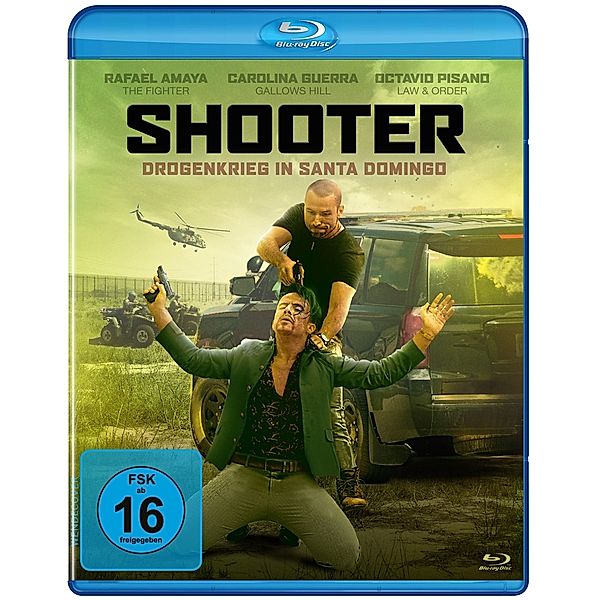 Shooter-Drogenkrieg in Santa Domingo, Rafael Amaya, Carolina Guerra, Ricard Chavira