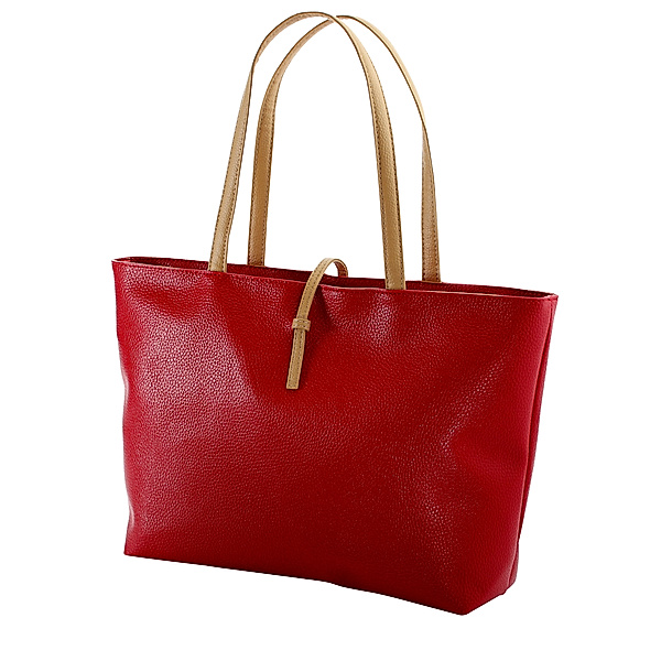 Shopper-Tasche Florenz, Kunstleder (Farbe: rot)