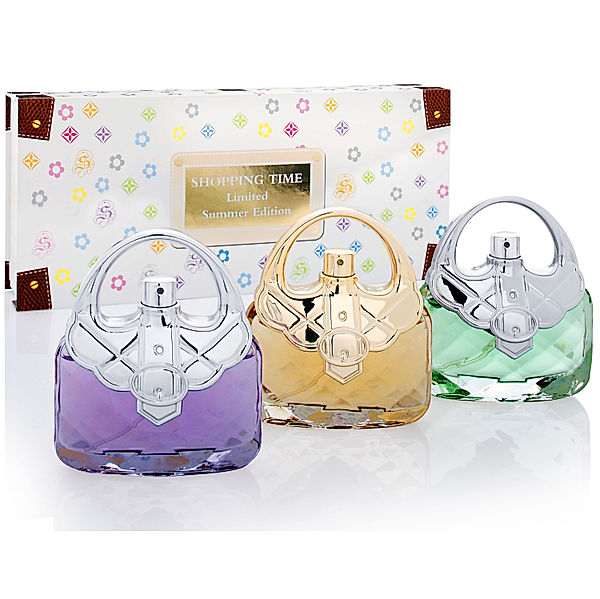 Shopping Time Limited Summer Edition Eau de Parfum Women, 3-teiliges Set