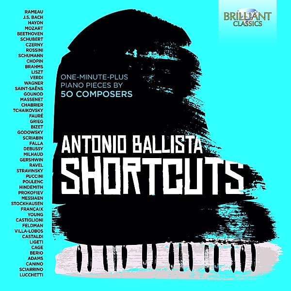 Short Cuts:One-Minute-Plus Piano Pieces By 50, Antonio Ballista