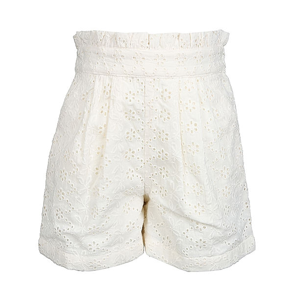 EN FANT Shorts BRODERIE ANGLAISE in eggnog