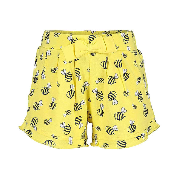 BLUE SEVEN Shorts BUSY BEE AOP in straw