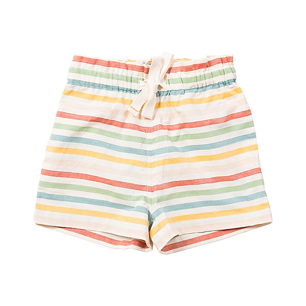 Little Green Radicals Shorts BY THE SEA RAINBOW STRIPES in bunt