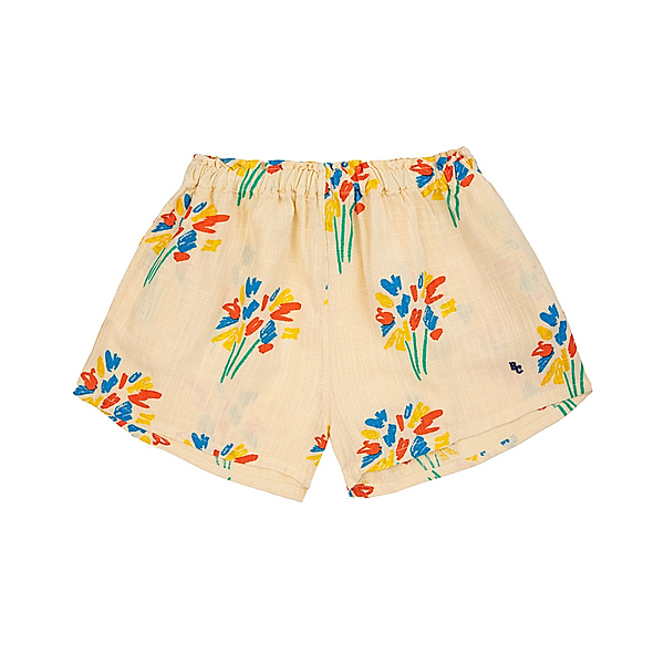 Bobo Choses Shorts FIREWORKS AOP in light yellow