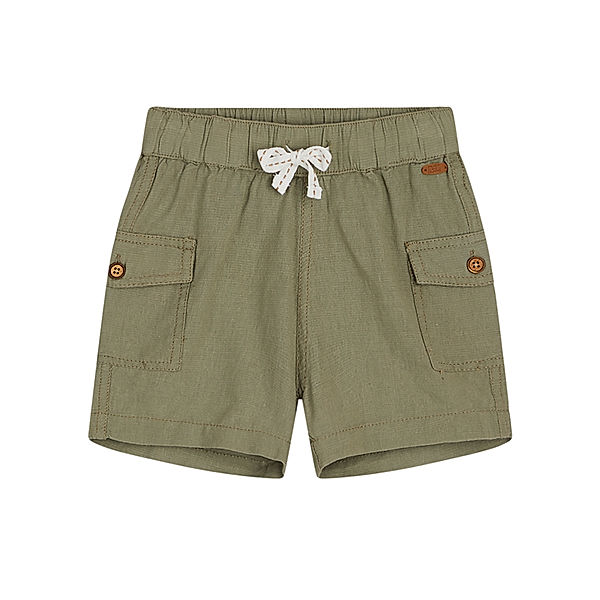 Hust & Claire Shorts HAKON mit Leinen in seagrass