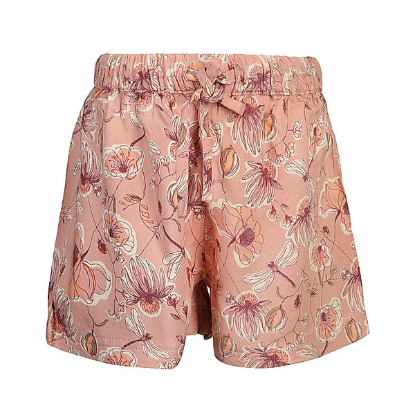Minymo Shorts LES FLEURS in rose tan