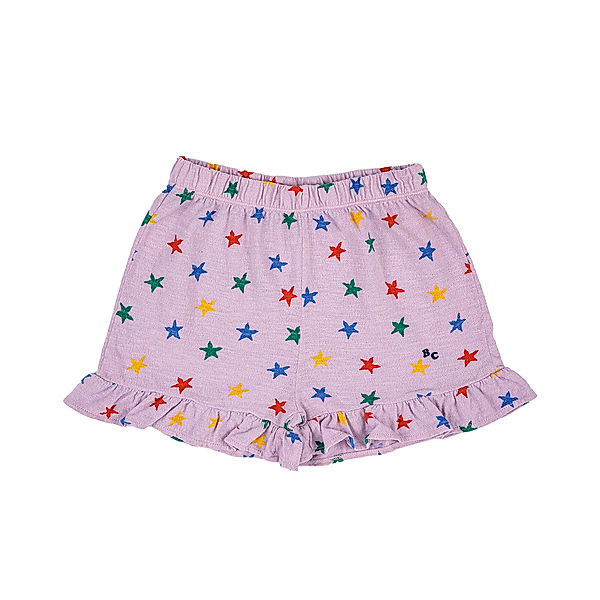 Bobo Choses Shorts MULTICOLOR STARS ALL OVER in lavender