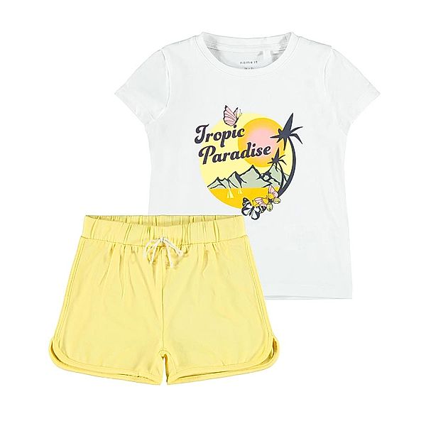 name it Shorts NMFJANNI mit T-Shirt in bright white