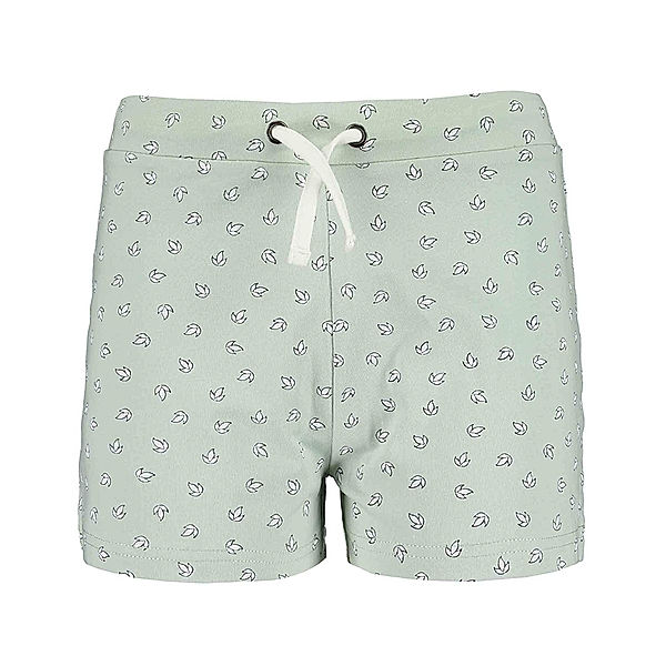 BLUE SEVEN Shorts SUMMER LEAF AOP in mint