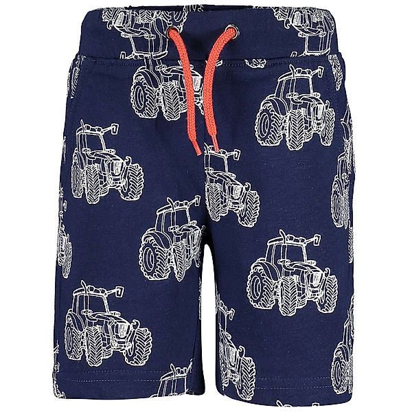 BLUE SEVEN Shorts TRACTOR AOP in ultramarin