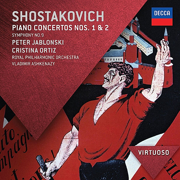 Shostakovich: Piano Concertos Nos.1 & 2, Symphony No.9, Jablonski, Ortiz, Ashkenazy, Rpo