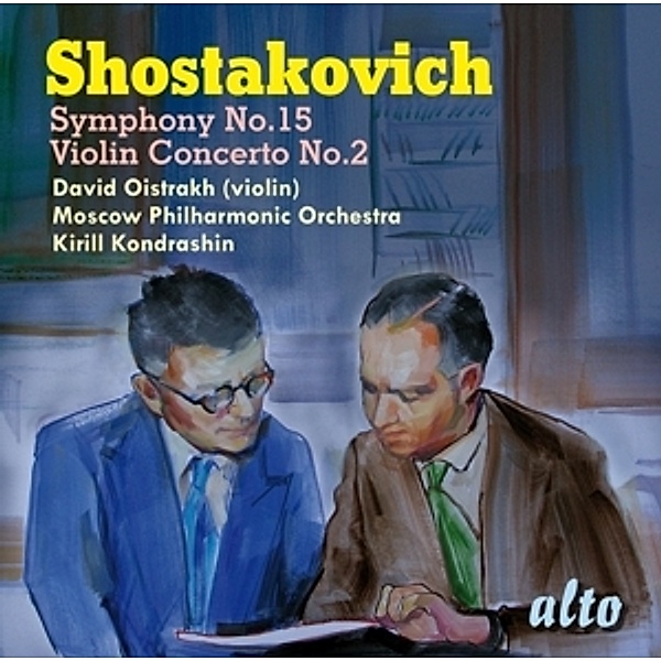 Shostakovich Sinf.15/Violin Conc., Oistrach, Konradshin, Moscow Po