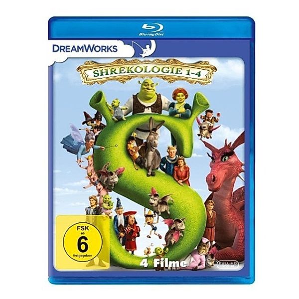 Shrek 1-4 - Die Komplette Shrekologie BLU-RAY Box, Ted Elliot, Terry Rossio, Joe Stillman, Roger S. H. Schulman, David N. Weiss, J. David Stern, Andrew Adamson, Howard Michael Gould, Jeffrey Price