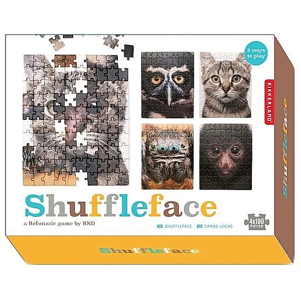 Kikkerland Europe Shuffleface (Puzzle), RND