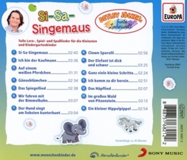 Si-Sa-Singemaus CD von Detlev Jöcker bei Weltbild.de bestellen