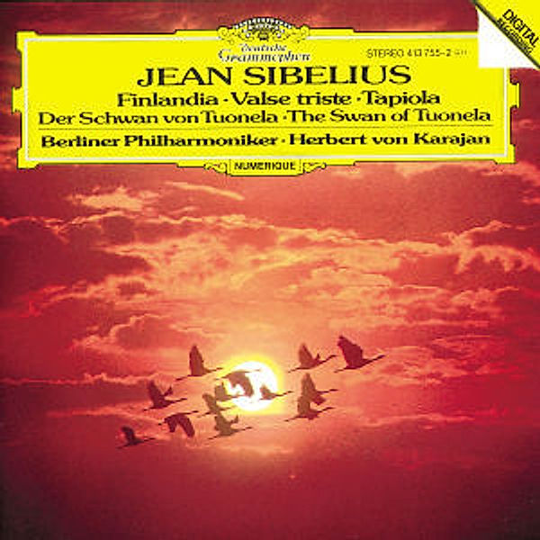 Sibelius: Finlandia, Valse triste, Tapiola, The Swan of Tuonela, Herbert von Karajan, Bp