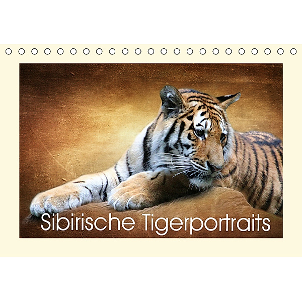 Sibirische Tigerportraits (Tischkalender 2019 DIN A5 quer), Heike Hultsch