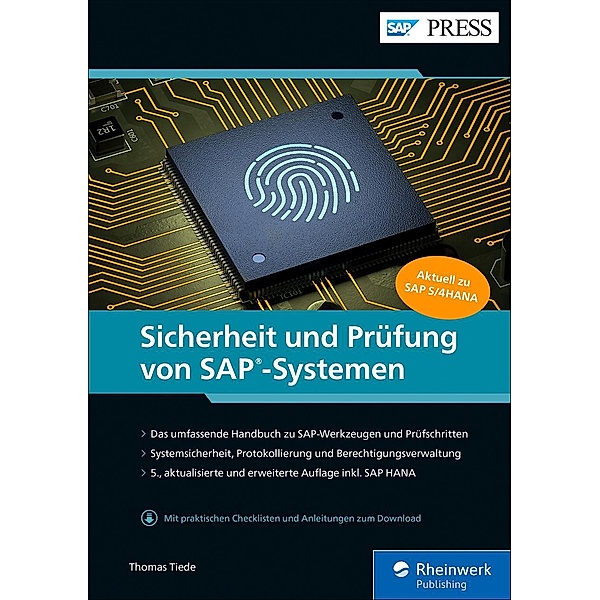 Sicherheit und Prüfung von SAP-Systemen / SAP Press, Thomas Tiede