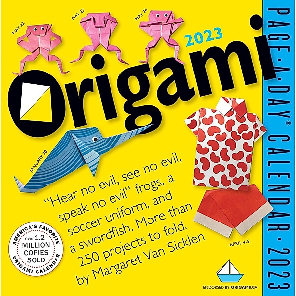 Sicklen, M: Origami Page-a-Day Calendar 2023, Margaret van Sicklen
