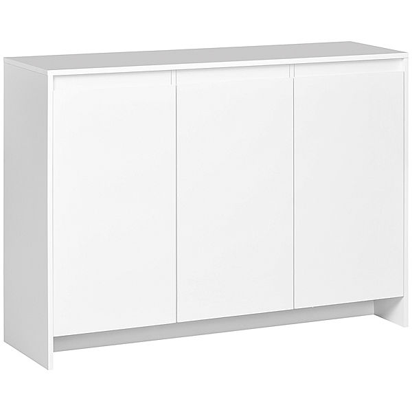 Sideboard mit 3 Schrankfächern weiß (Farbe: weiß)