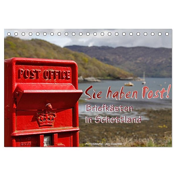 Sie haben Post - Briefkästen in Schottland (Tischkalender 2024 DIN A5 quer), CALVENDO Monatskalender, Udo Haafke