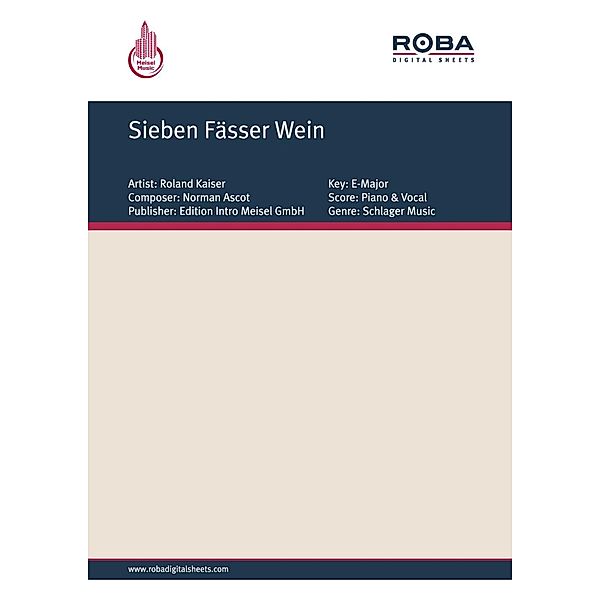 Sieben Fässer Wein, Norman Ascot, René Marcard