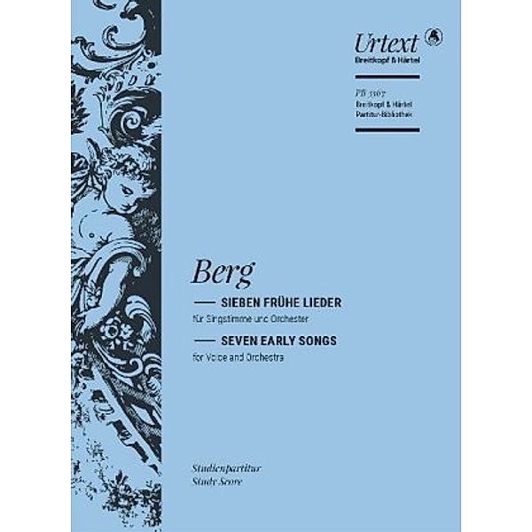 Sieben frühe Lieder, Studienpartitur für Singstimme und Orchester, Alban Berg