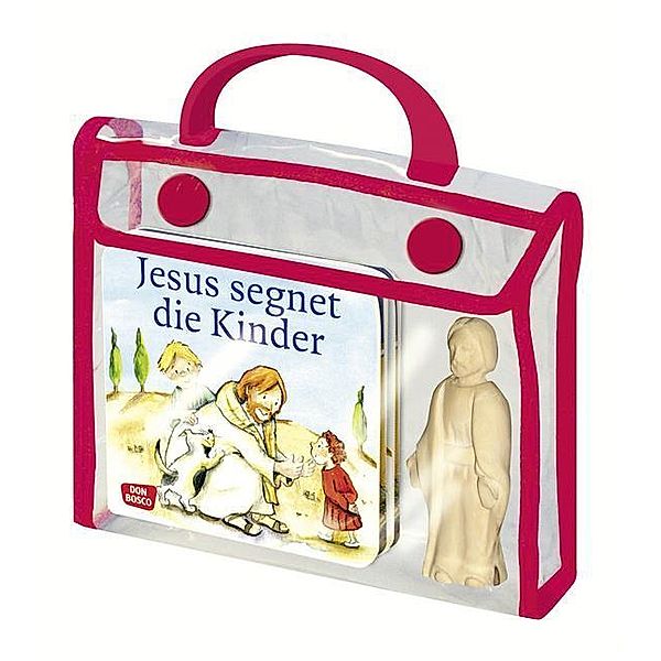 Sieben Kinderbibel-Geschichten von Jesus, 7 Mini-Bücher m. Jesusfigur, Susanne Brandt, Klaus-Uwe Nommensen, Petra Lefin