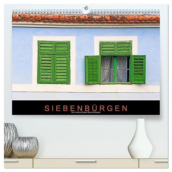 Siebenbürgen - Die malerischsten Bauernhäuser (hochwertiger Premium Wandkalender 2024 DIN A2 quer), Kunstdruck in Hochglanz, Martin Ristl