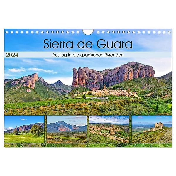 Sierra de Guara - Ausflug in die spanischen Pyrenäen (Wandkalender 2024 DIN A4 quer), CALVENDO Monatskalender, LianeM