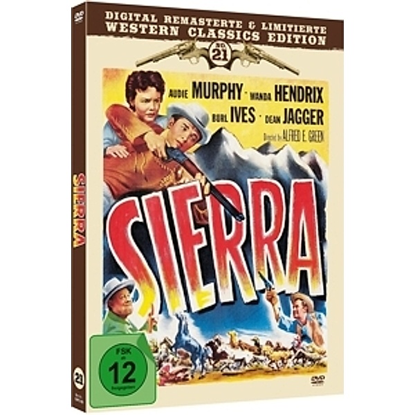 Sierra-Mediabook Vol.21 (Limited-Edition) Mediabook, Audie Murphy, Tony Curtis, Dean Jagger