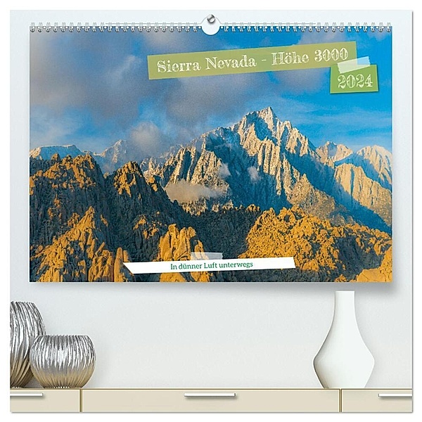 Sierra Nevada - Höhe 3000 (hochwertiger Premium Wandkalender 2024 DIN A2 quer), Kunstdruck in Hochglanz, Rolf-D. Hitzbleck